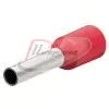 Гильзы контактные с пластиковым изолятором, красные, 10.00 мм² (AWG 7), 100 шт, L-28 мм, Knipex KN-9