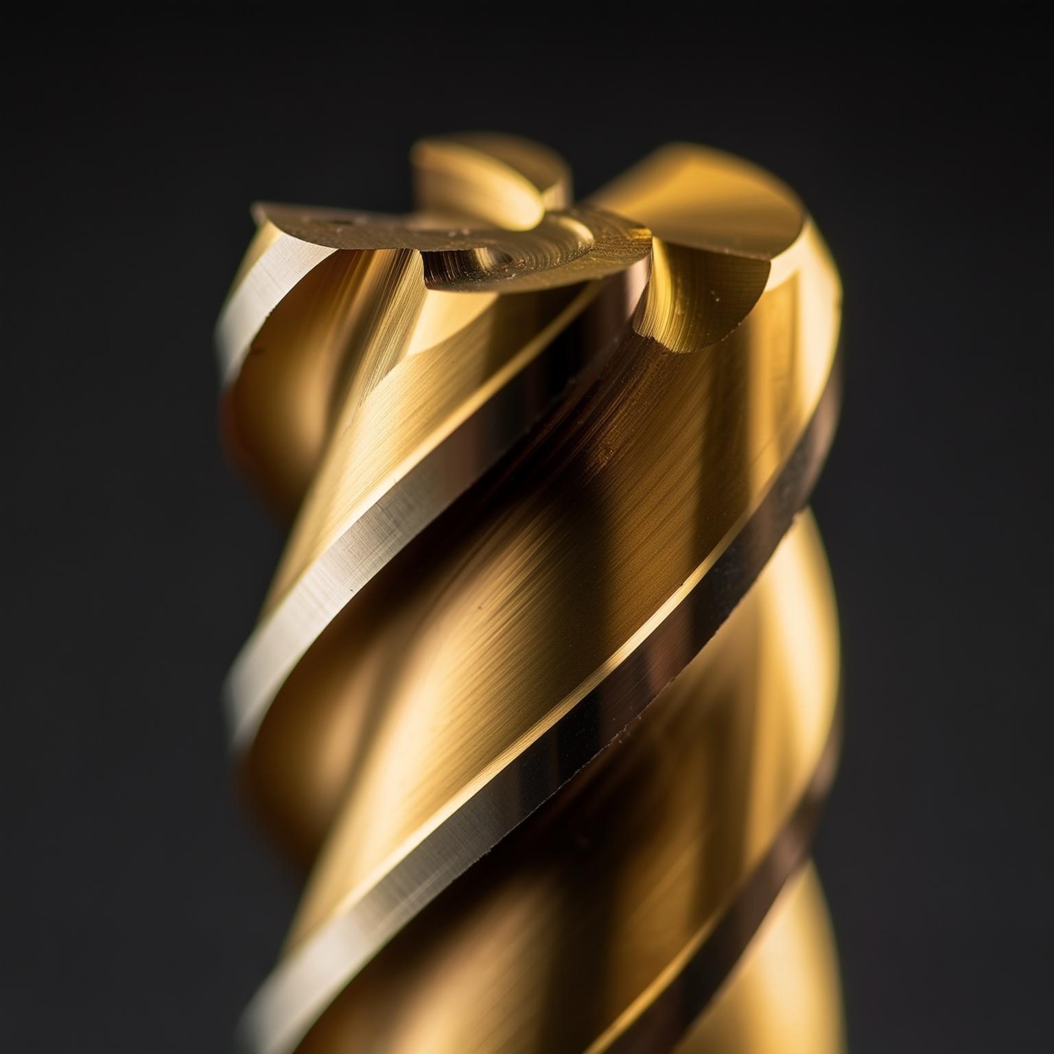 Покрытие TiN на твердосплавной фрезе повышает износостойкость