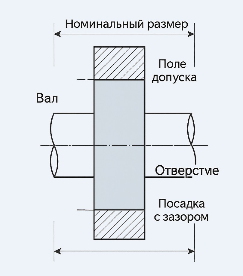 Схема образования посадки