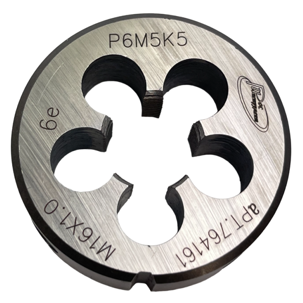 Плашка с КОБАЛЬТОМ М  16,0х1,0 ГОСТ 9740-71 P6M5K5 6е