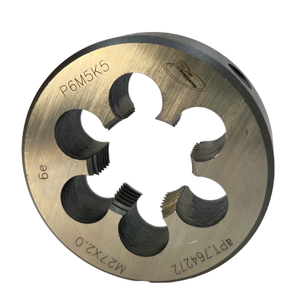 Плашка с КОБАЛЬТОМ М  27,0х2,0 ГОСТ 9740-71 P6M5K5 6е