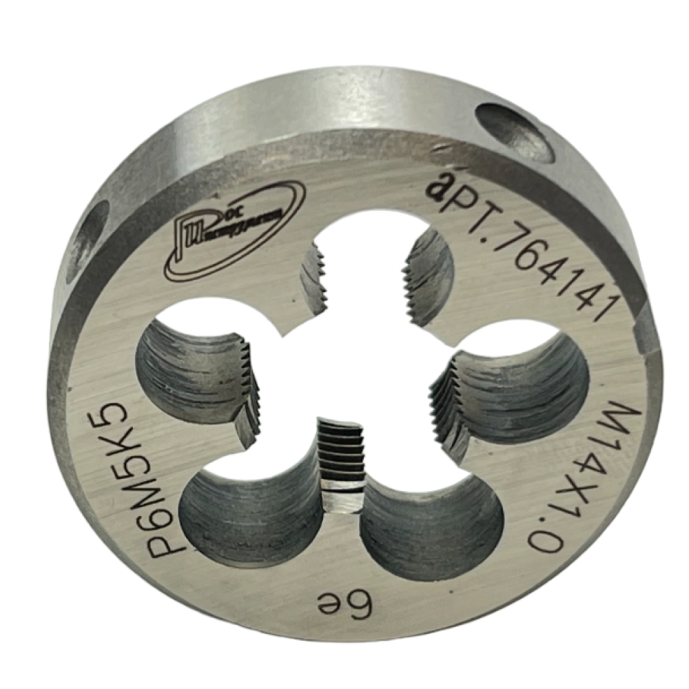 Плашка с КОБАЛЬТОМ М  14,0х1,0 ГОСТ 9740-71 P6M5K5 6е