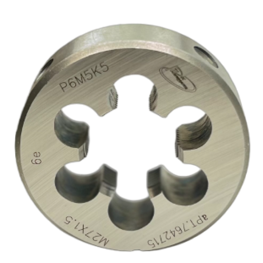 Плашка с КОБАЛЬТОМ М  27,0х1,5 ГОСТ 9740-71 P6M5K5 6е
