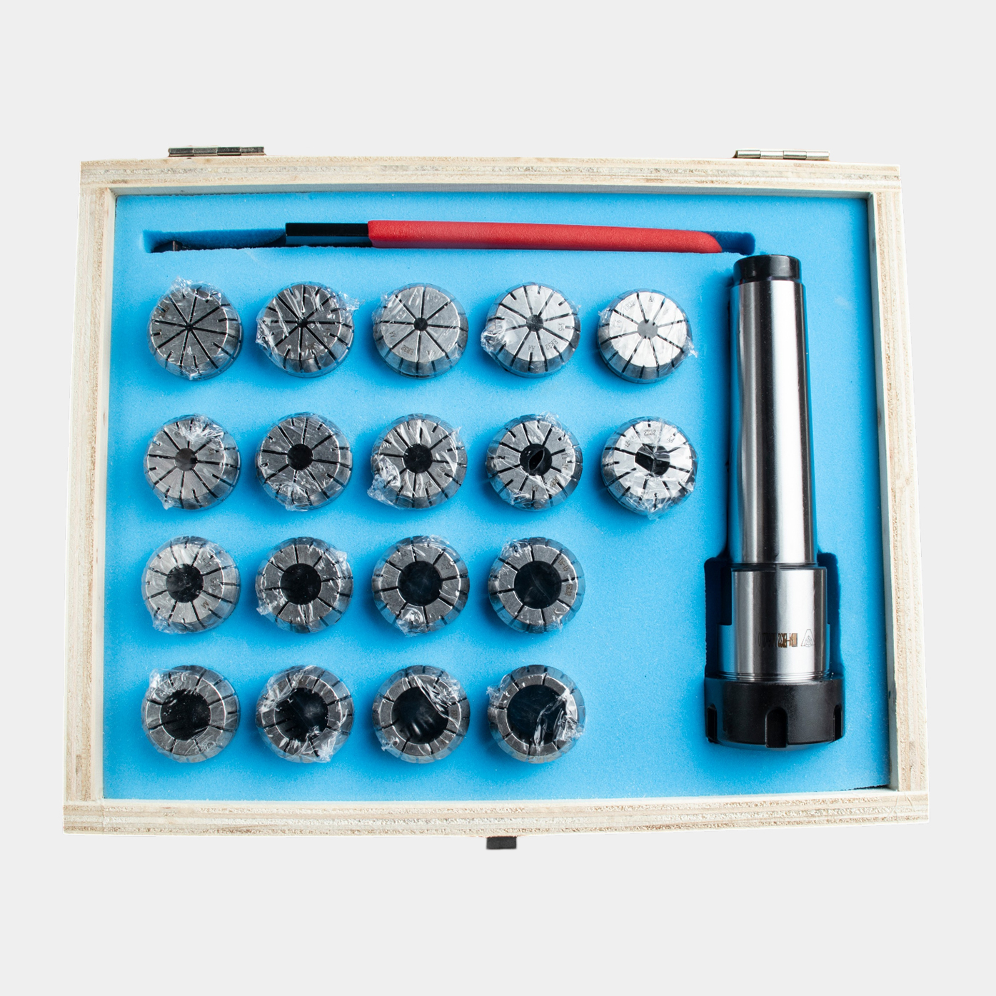 Патрон цанговый MTB4хER32 М16х2.0 c набором цанг 18шт (3-20) DIN228 //VIZER