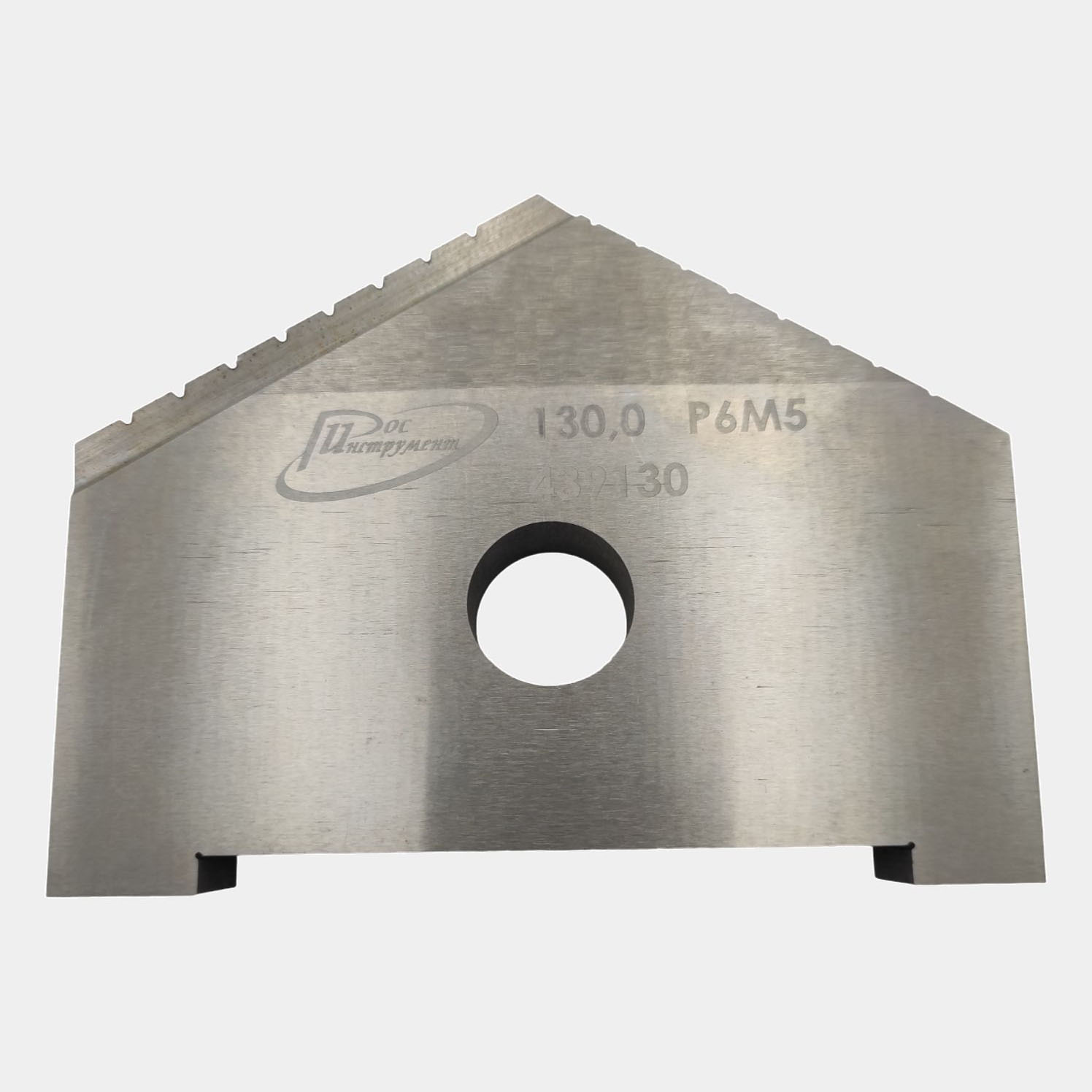 Пластина для сверла перового сборного 130  Р6М5 ГОСТ 25526-82