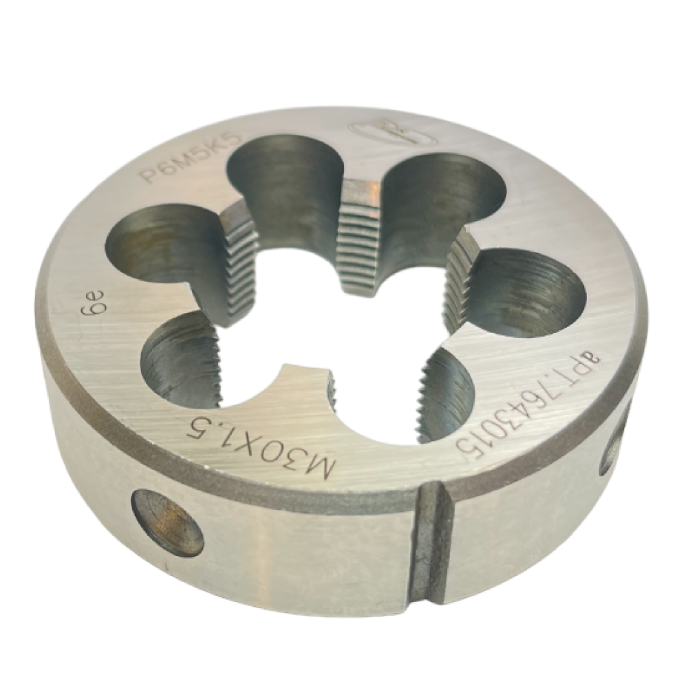 Плашка с КОБАЛЬТОМ М  30,0х1,5 ГОСТ 9740-71 P6M5K5 6е