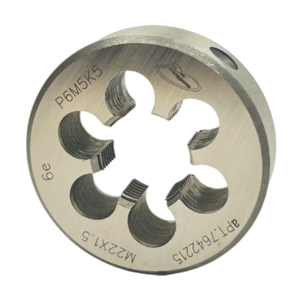 Плашка с КОБАЛЬТОМ М  22,0х1,5 ГОСТ 9740-71 P6M5K5 6е