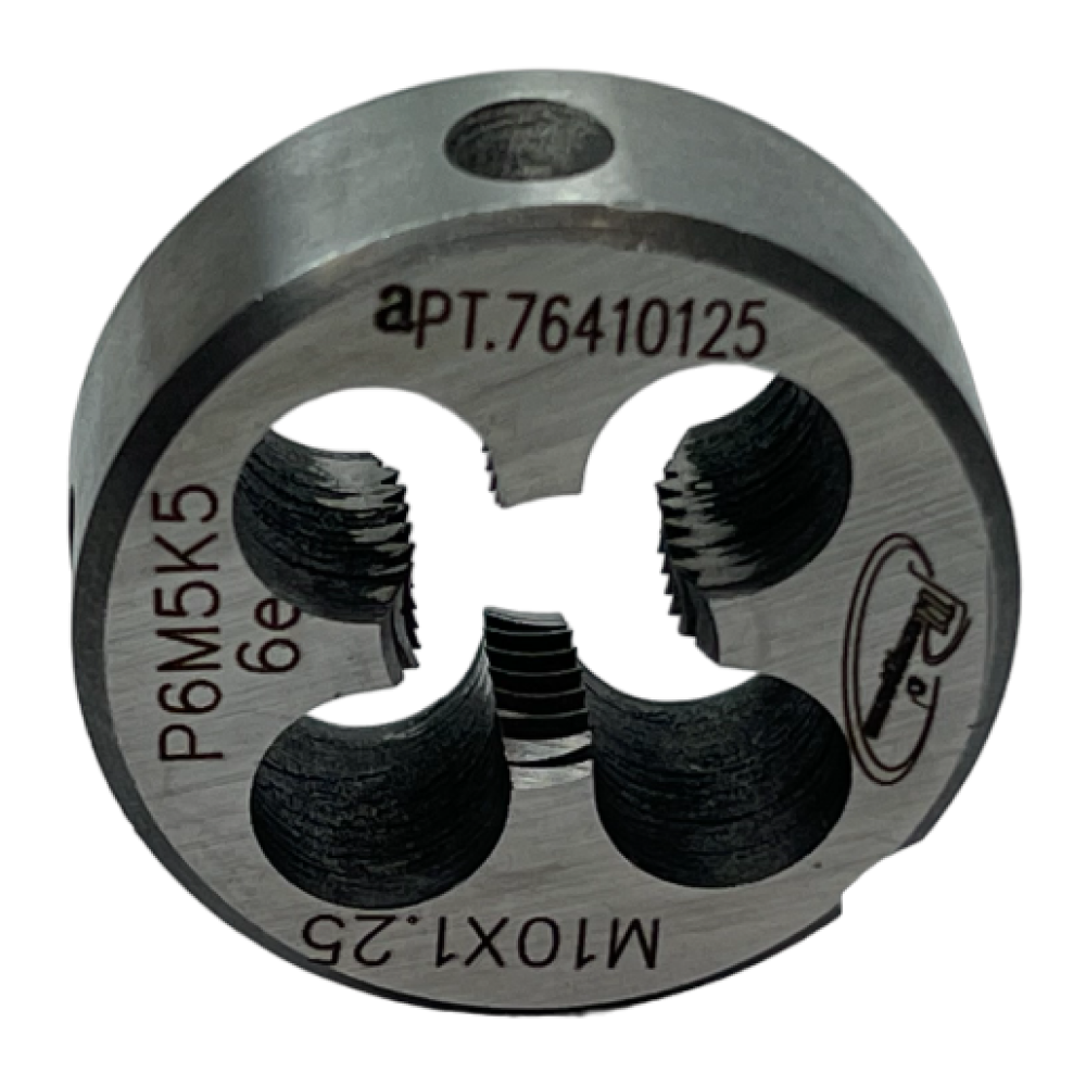 Плашка с КОБАЛЬТОМ М  10,0х1,25 ГОСТ 9740-71 P6M5K5 6е