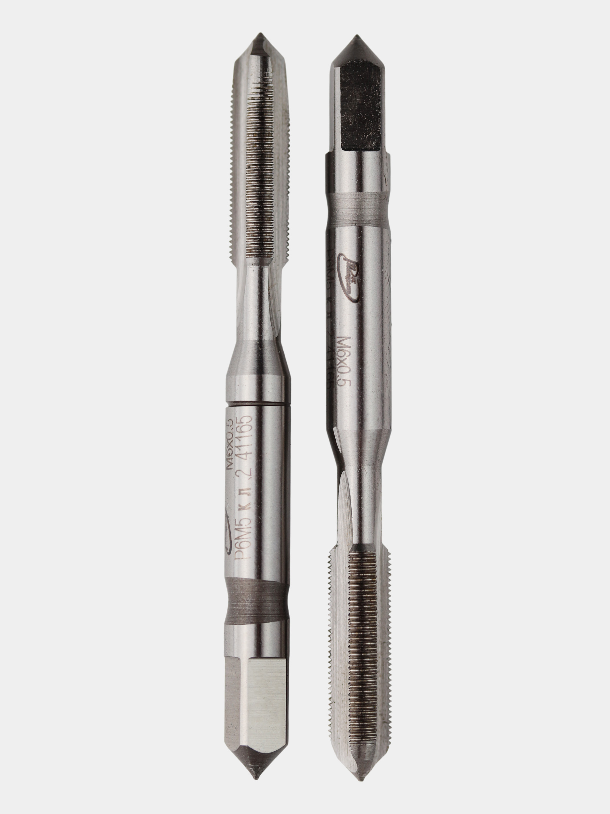 Метчик машинно-ручной М  6,0 х 0,5 комплектный 2 шт. ГОСТ 3266-81 Р6М5