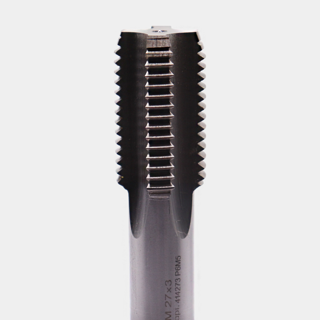 Метчик машинно-ручной  27 х 3,0 ,1 штука для глухих отверстий, ГОСТ 3266-81 Р6М5