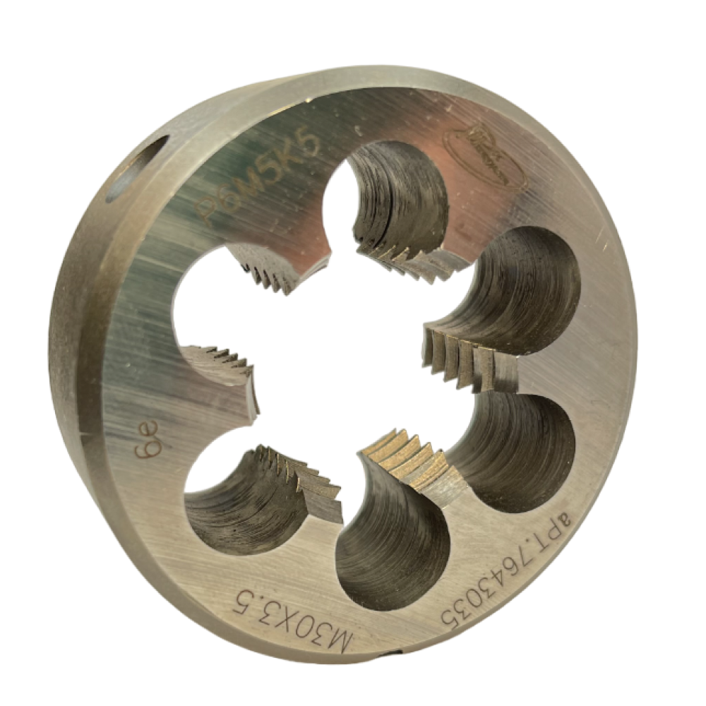 Плашка с КОБАЛЬТОМ М  30,0х3,5 ГОСТ 9740-71 P6M5K5 6е