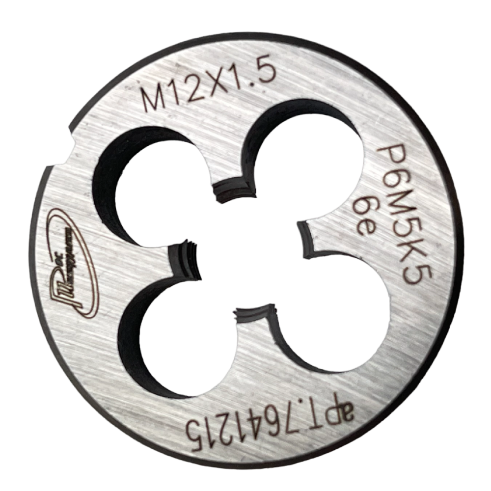 Плашка с КОБАЛЬТОМ М  12,0х1,5 ГОСТ 9740-71 P6M5K5 6е