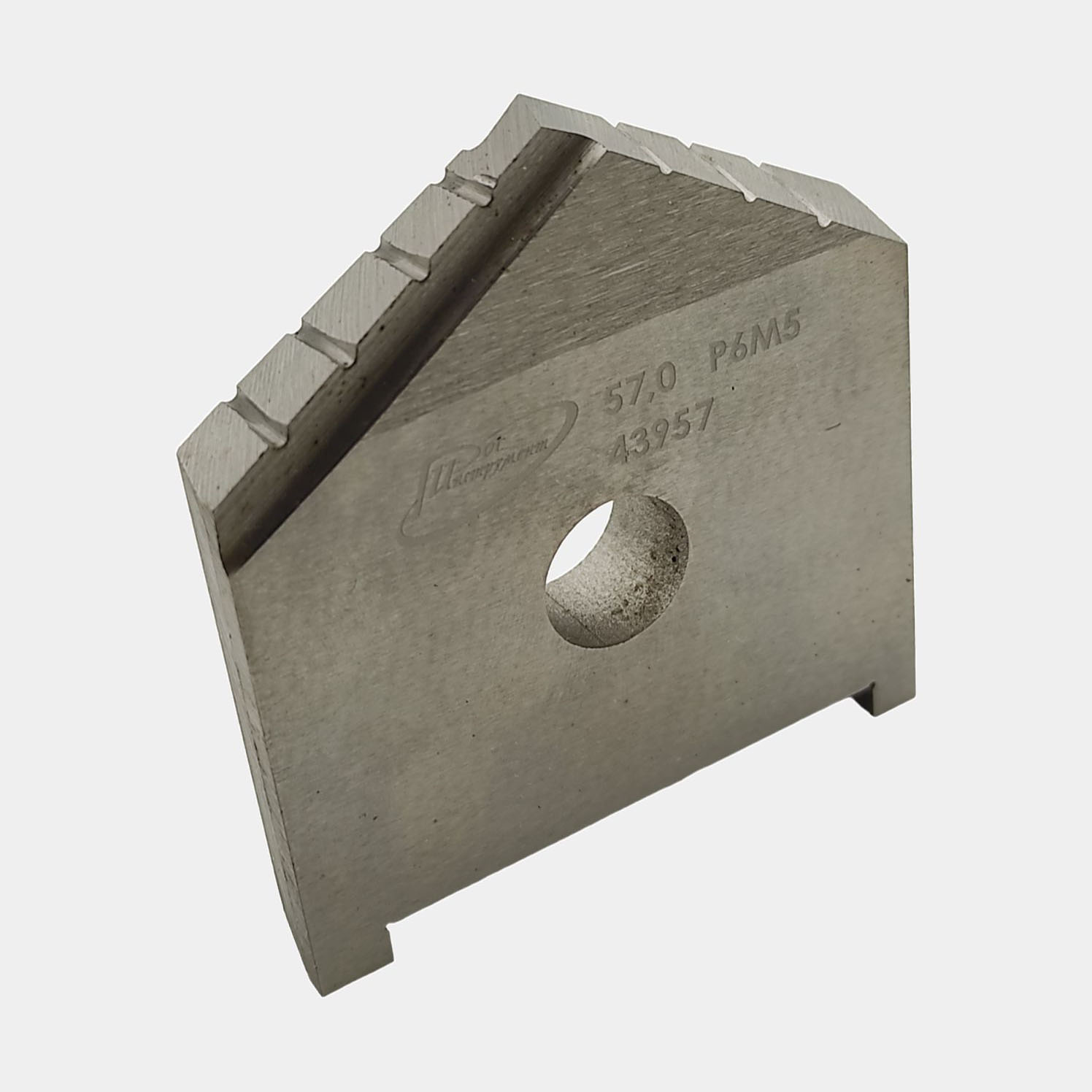 Пластина для сверла перового сборного  57  Р6М5 ГОСТ 25526-82