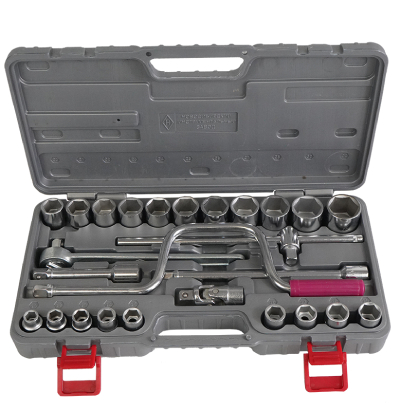 Набор шоферского инструмента №4 П пластиковый футляр 6-гранные головки