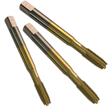 Метчики машинные с прямой канавкой,сквозные DIN371,DIN376