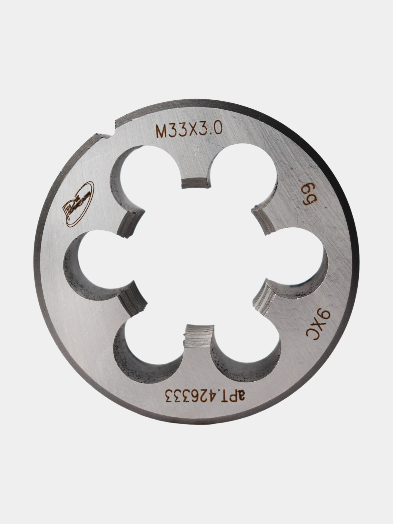 Плашка М 33х3,0 ГОСТ 9740-71 9ХС