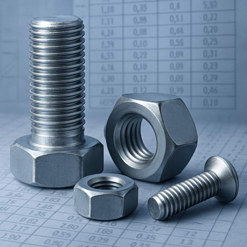 Таблицы дюймовых резьб