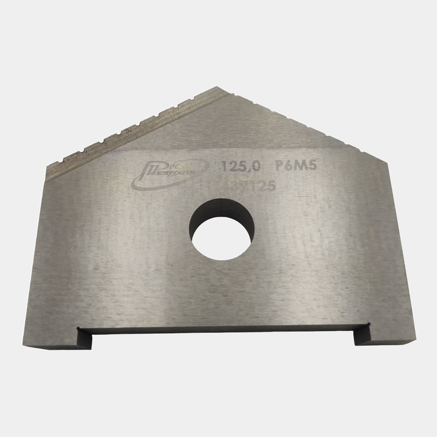 Пластина для сверла перового сборного 125  Р6М5 ГОСТ 25526-82