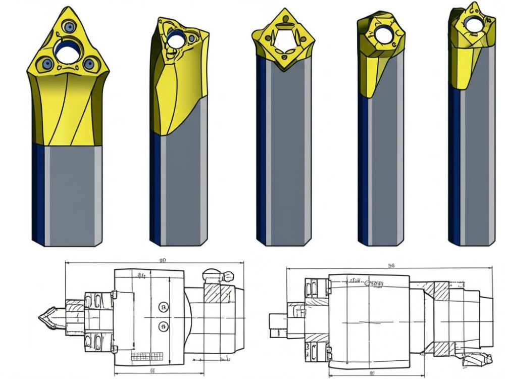 Основные типы токарных резцов