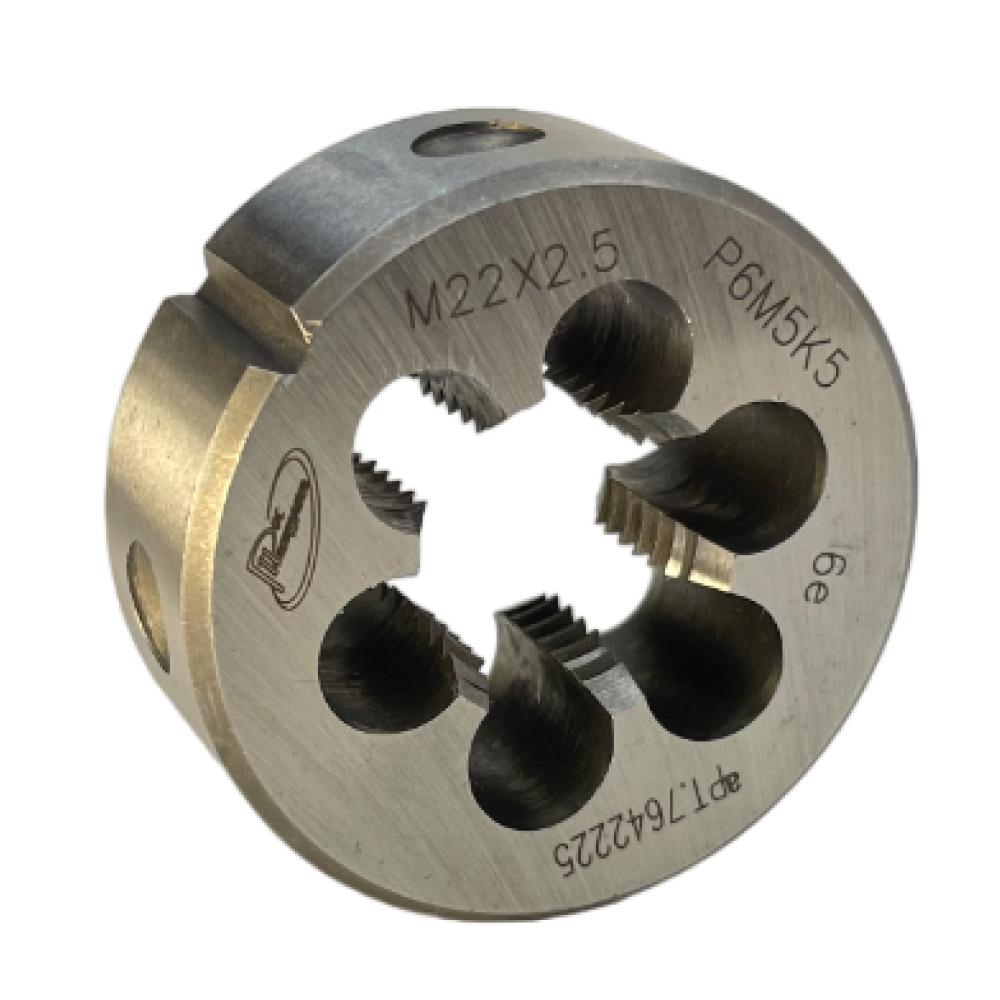 Плашка с КОБАЛЬТОМ М  22,0х2,5 ГОСТ 9740-71 P6M5K5 6е
