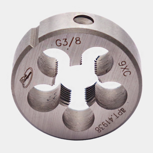 Плашка G  3/8 для трубной цилиндрической резьбы, ГОСТ 9740-71 9ХС