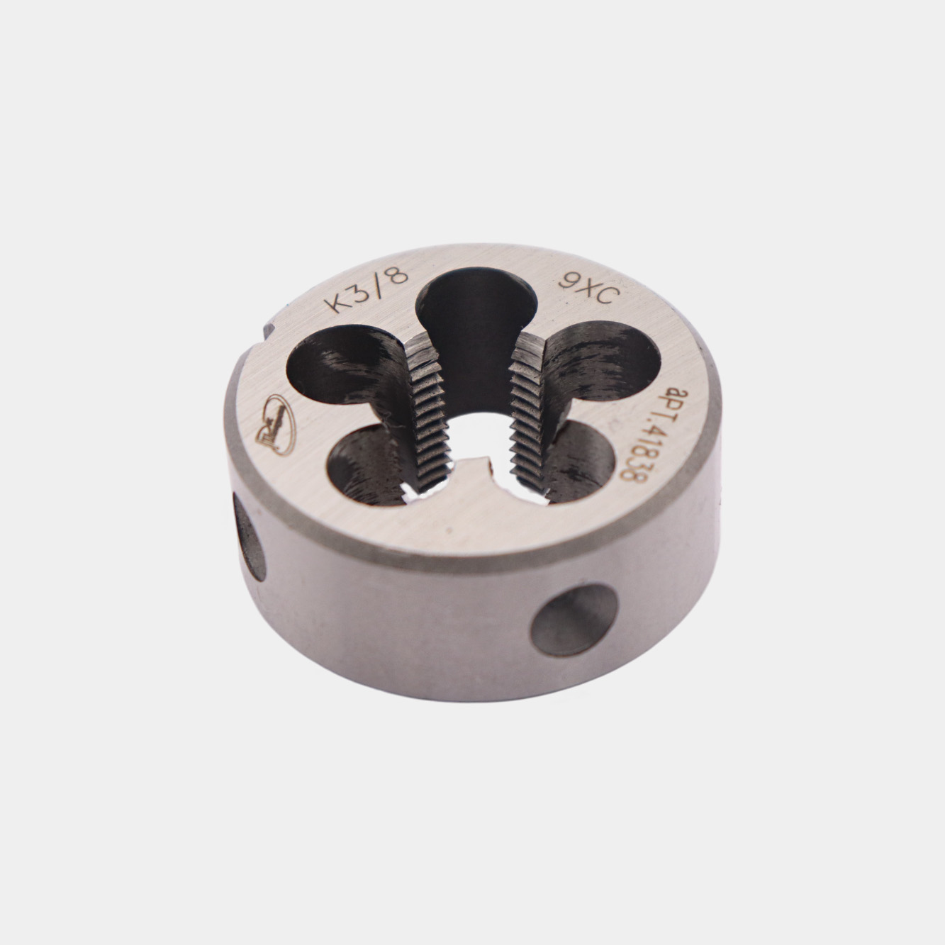 Плашка К  3/8 для конической дюймовой резьбы, ГОСТ 6228-80 9ХС