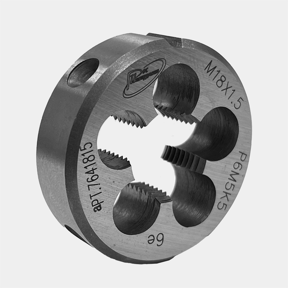 Плашка с КОБАЛЬТОМ М  18,0х1,5 ГОСТ 9740-71 P6M5K5 6е