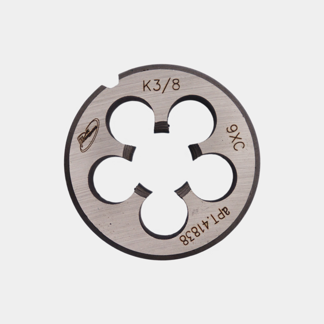 Плашка К  3/8 для конической дюймовой резьбы, ГОСТ 6228-80 9ХС