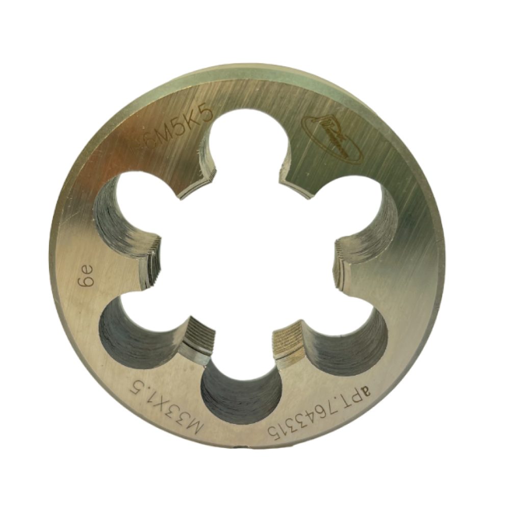 Плашка с КОБАЛЬТОМ М  33,0х1,5 ГОСТ 9740-71 P6M5K5 6е