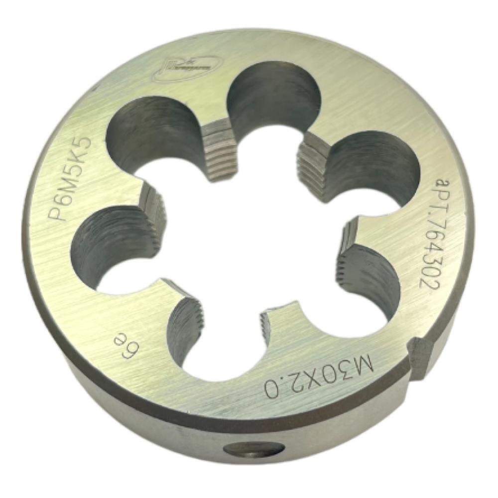 Плашка с КОБАЛЬТОМ М  30,0х2,0 ГОСТ 9740-71 P6M5K5 6е