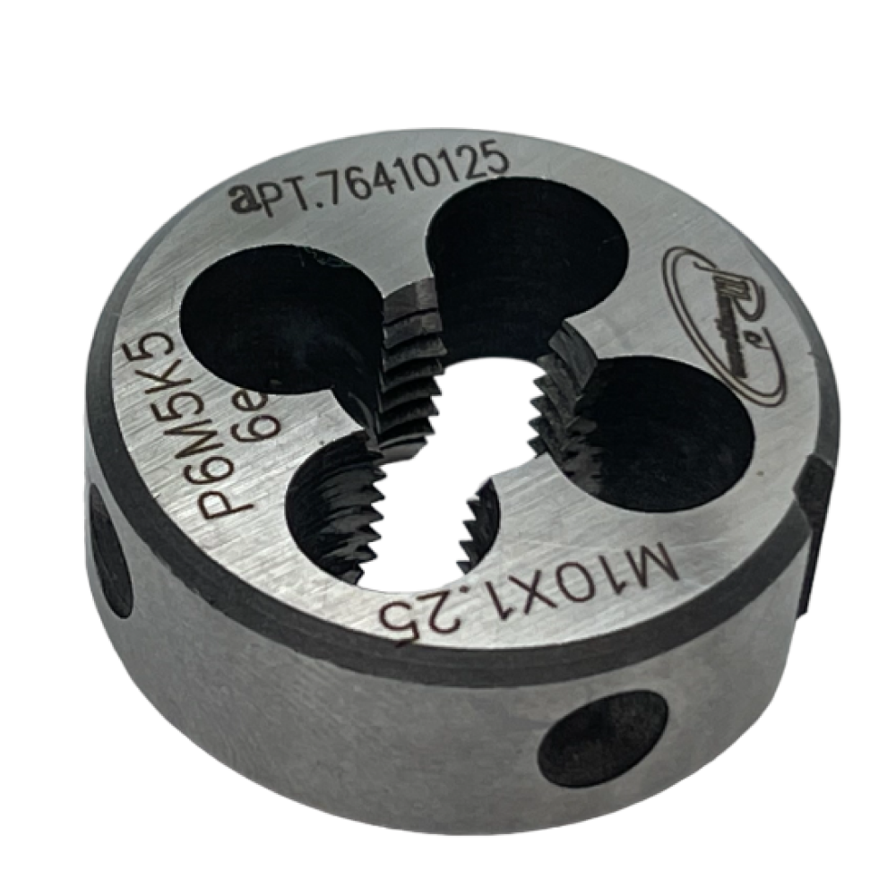Плашка с КОБАЛЬТОМ М  10,0х1,25 ГОСТ 9740-71 P6M5K5 6е