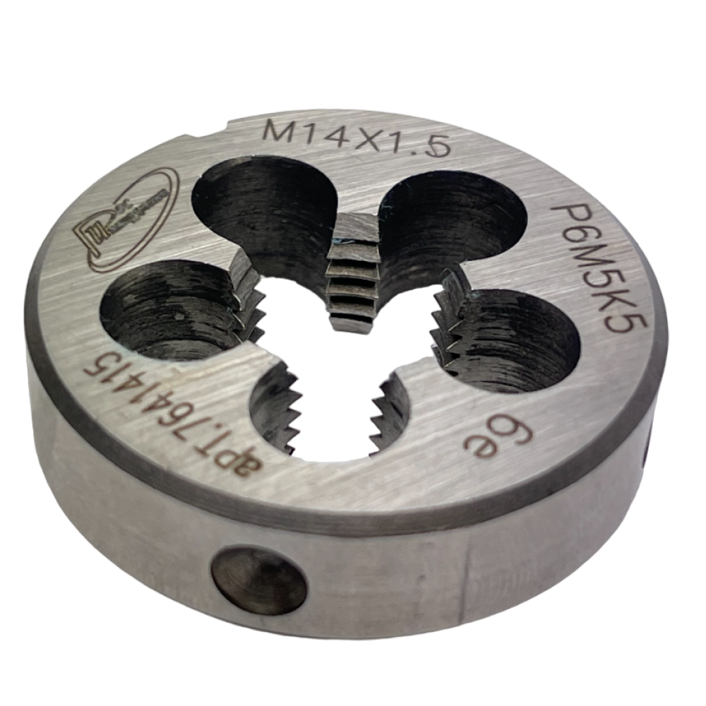 Плашка с КОБАЛЬТОМ М  14,0х1,5 ГОСТ 9740-71 P6M5K5 6е