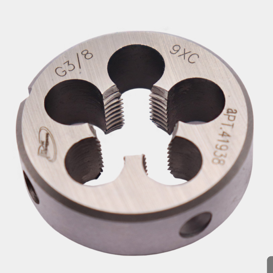 Плашка G  3/8 для трубной цилиндрической резьбы, ГОСТ 9740-71 9ХС