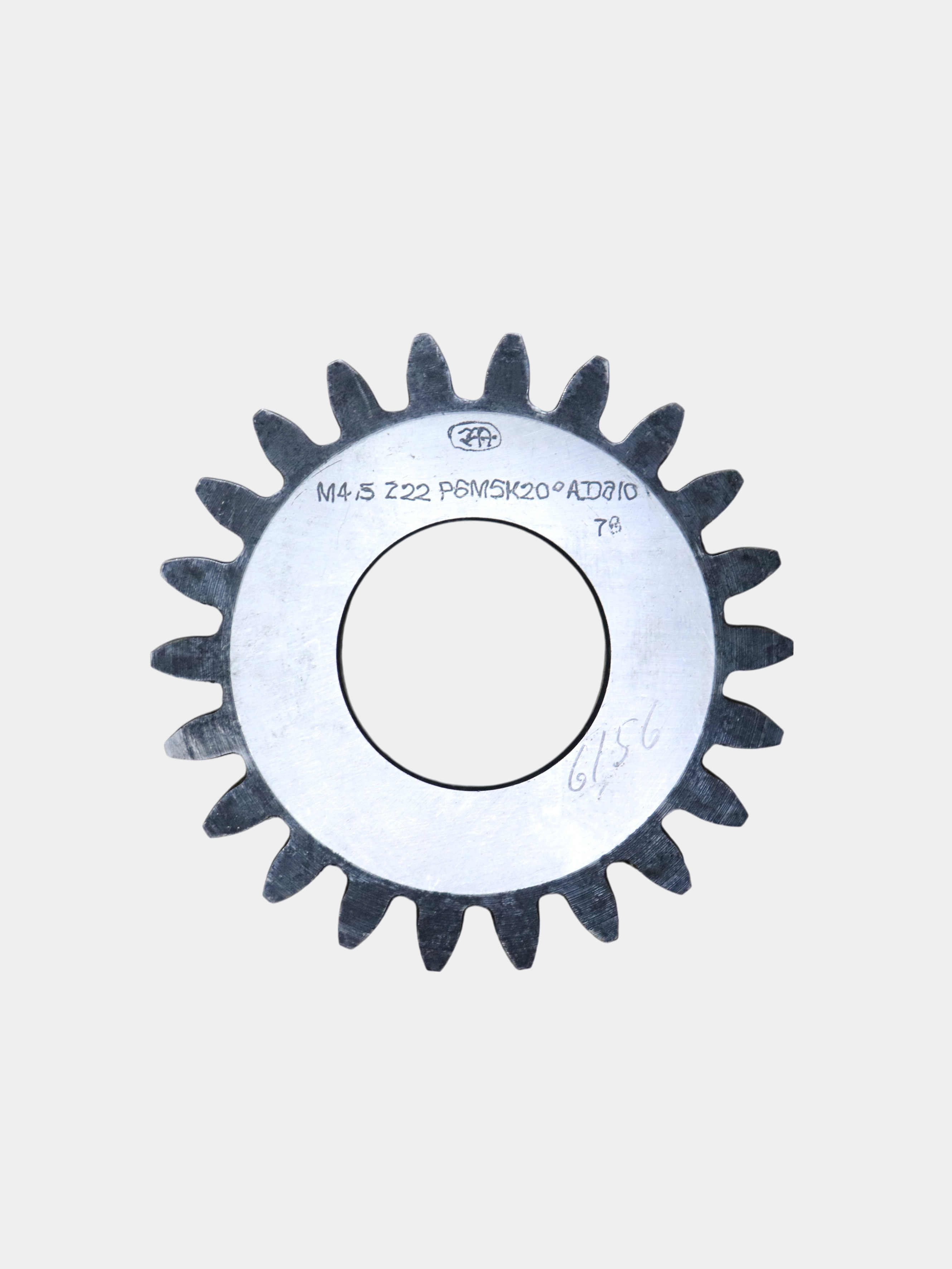 Долбяк дисковый  m4,5 Z 22 кл. В 20 гр.