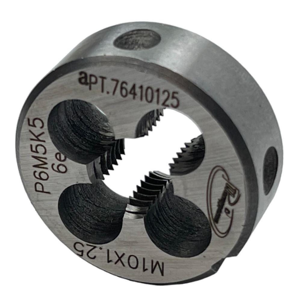 Плашка с КОБАЛЬТОМ М  10,0х1,25 ГОСТ 9740-71 P6M5K5 6е
