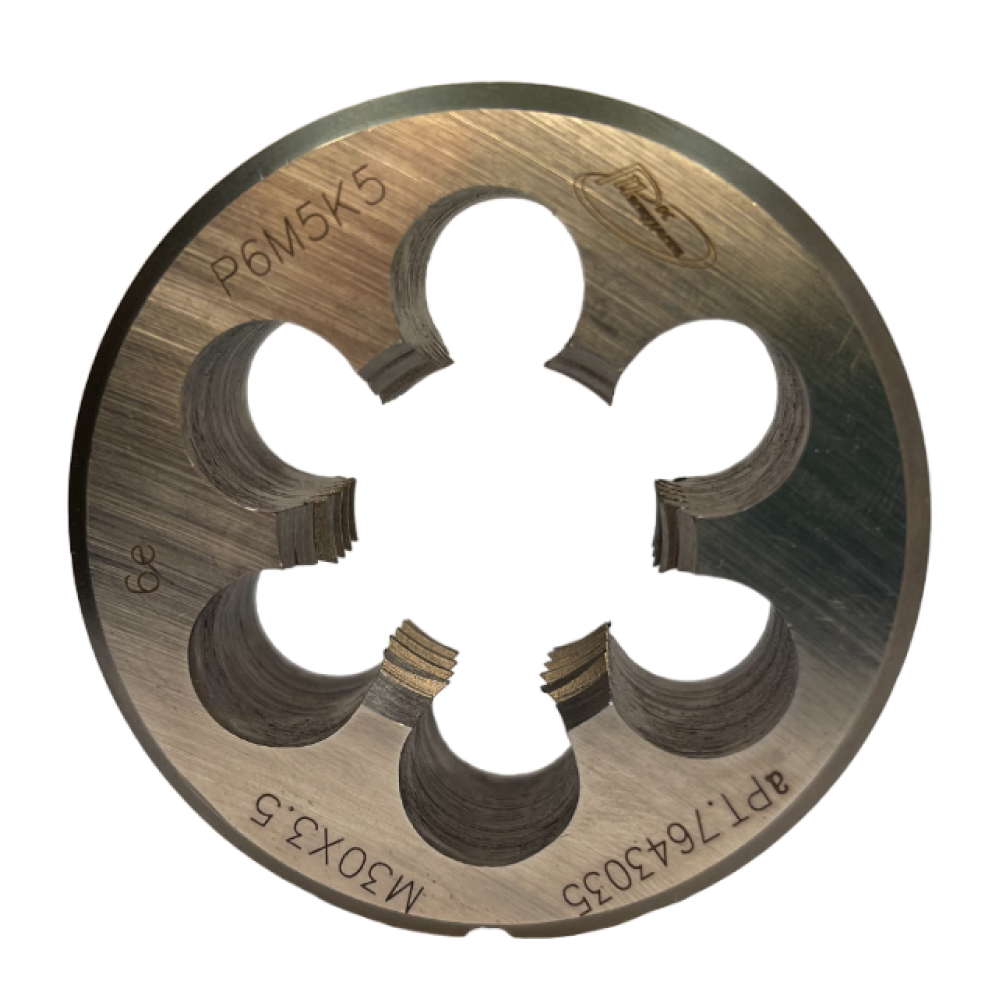 Плашка с КОБАЛЬТОМ М  30,0х3,5 ГОСТ 9740-71 P6M5K5 6е