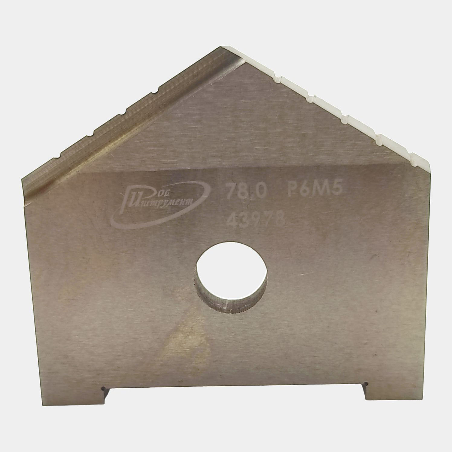 Пластина для сверла перового сборного  78  Р6М5 ГОСТ 25526-82