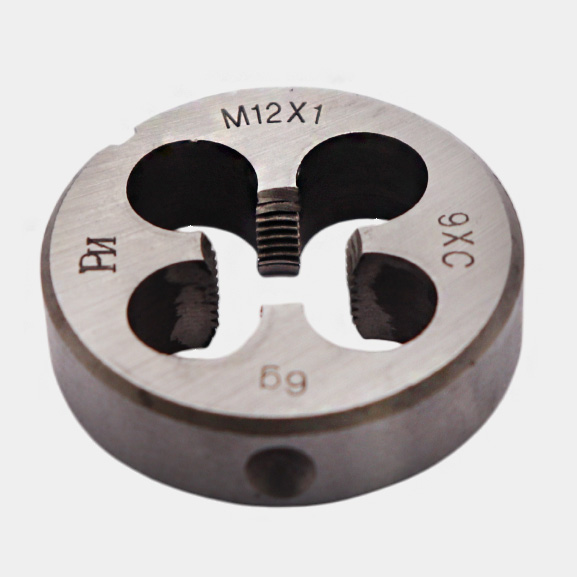 Плашка М 12х1,0 ГОСТ 9740-71 9ХС