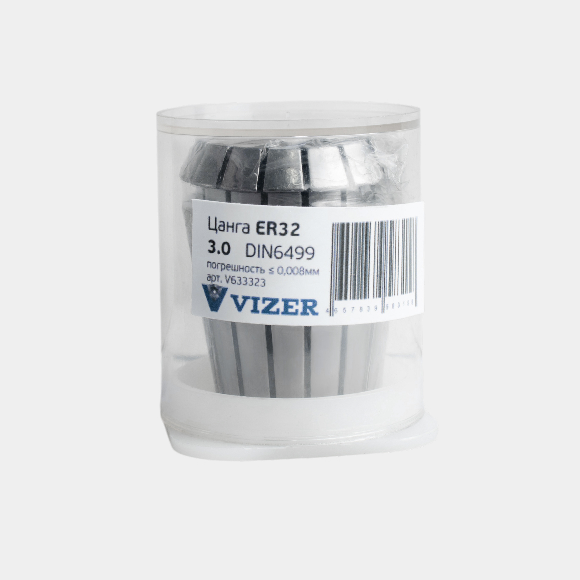 Цанга ER32 d=  3, погрешность ≤ 0,008мм,DIN6499 // VIZER