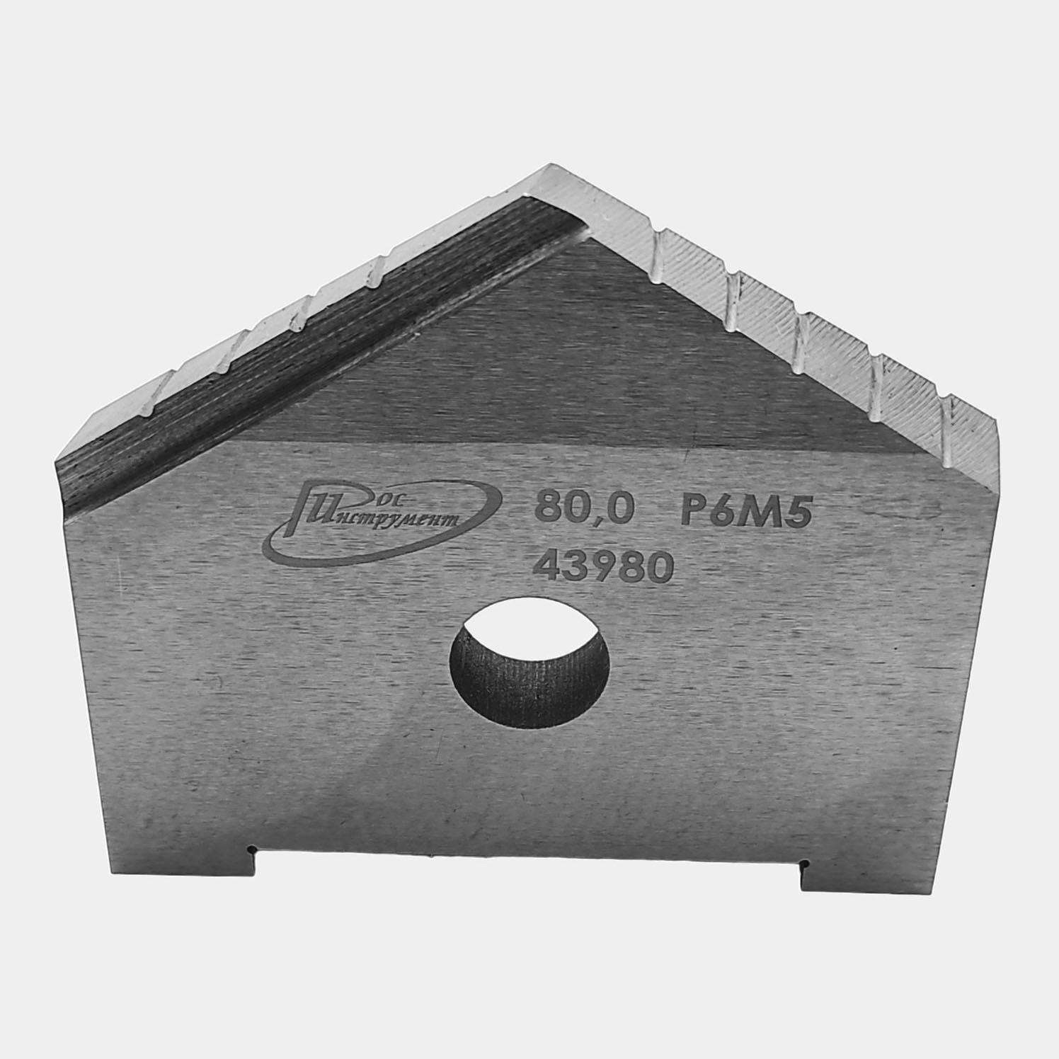 Пластина для сверла перового сборного  80  Р6М5 ГОСТ 25526-82