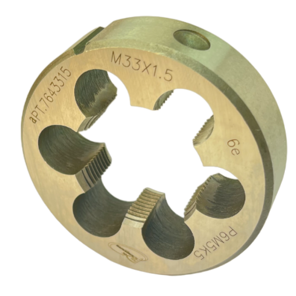 Плашка с КОБАЛЬТОМ М  33,0х1,5 ГОСТ 9740-71 P6M5K5 6е