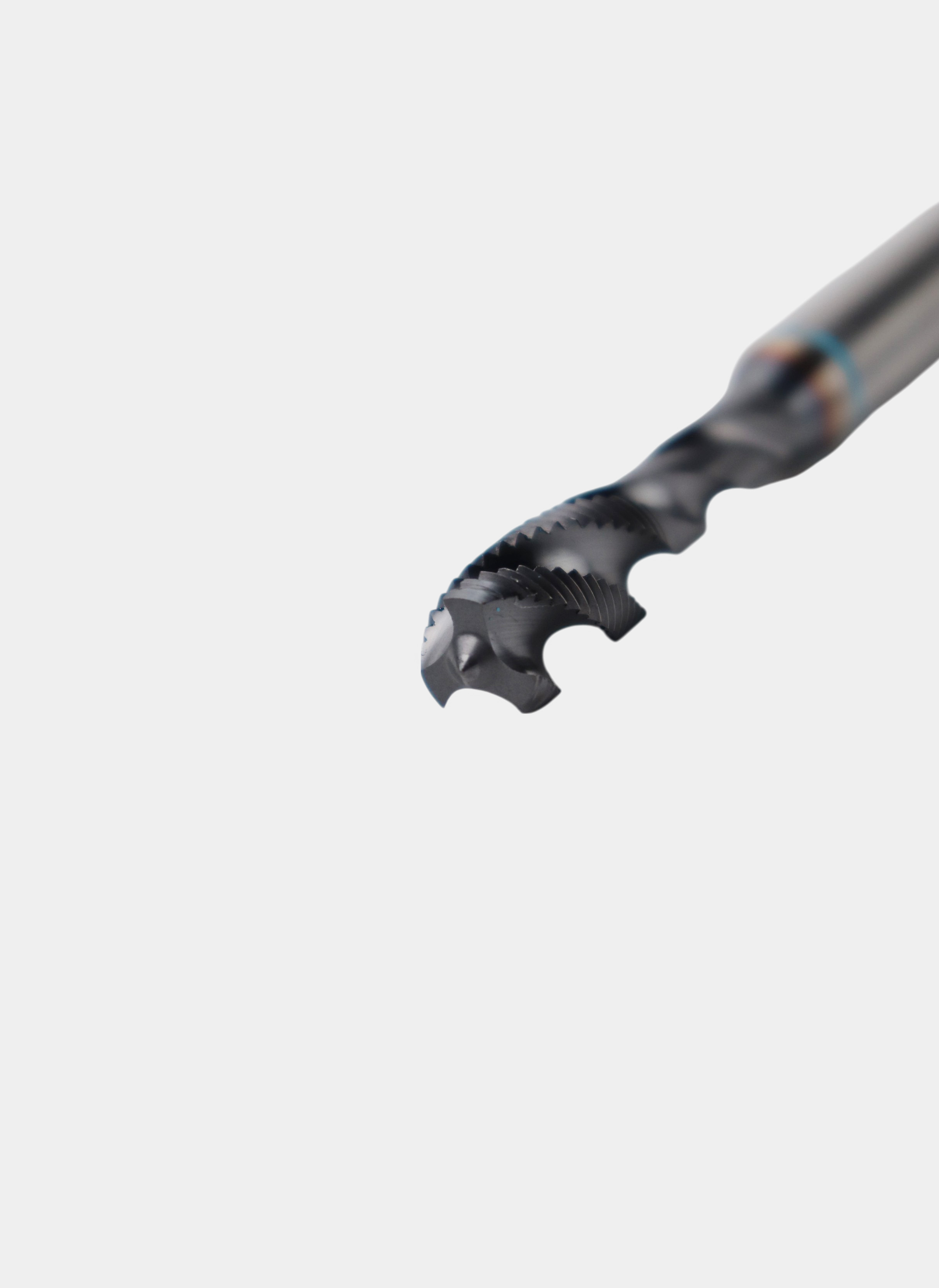 Метчик с винтовой канавкой, глухой М 10х1,0 HSS-Со5 TiCN DIN374