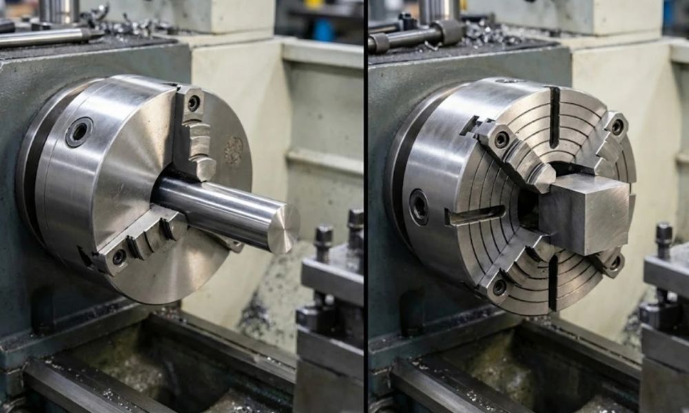 В чем разница между трехкулачковым и четырехкулачковым токарным патроном?