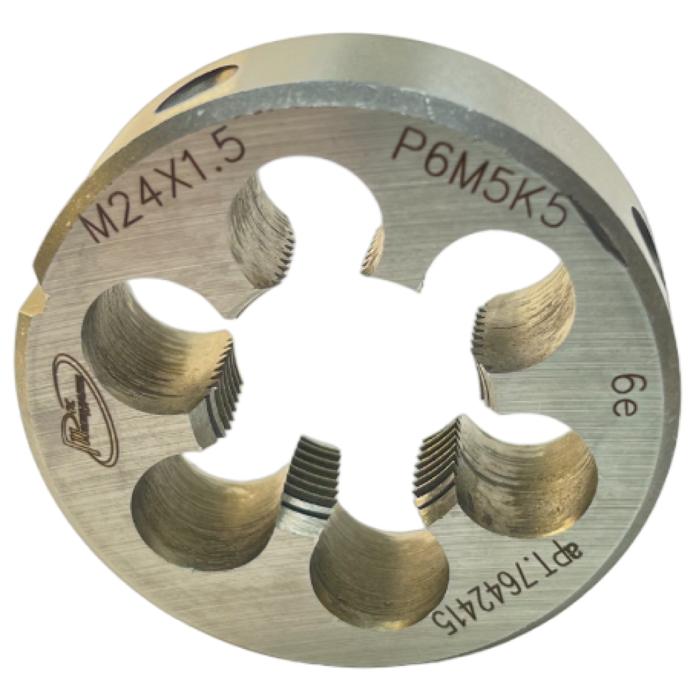 Плашка с КОБАЛЬТОМ М  24,0х1,5 ГОСТ 9740-71 P6M5K5 6е