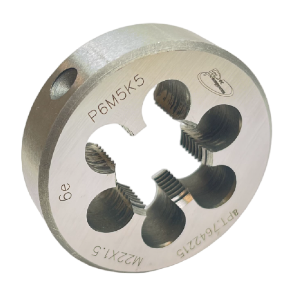 Плашка с КОБАЛЬТОМ М  22,0х1,5 ГОСТ 9740-71 P6M5K5 6е