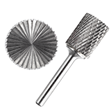 Борфрезы цилиндрические с торцевыми зубьями, тип B