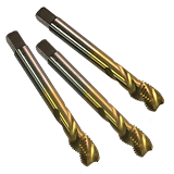 Метчики машинные с винтовой канавкой глухие DIN371,DIN376