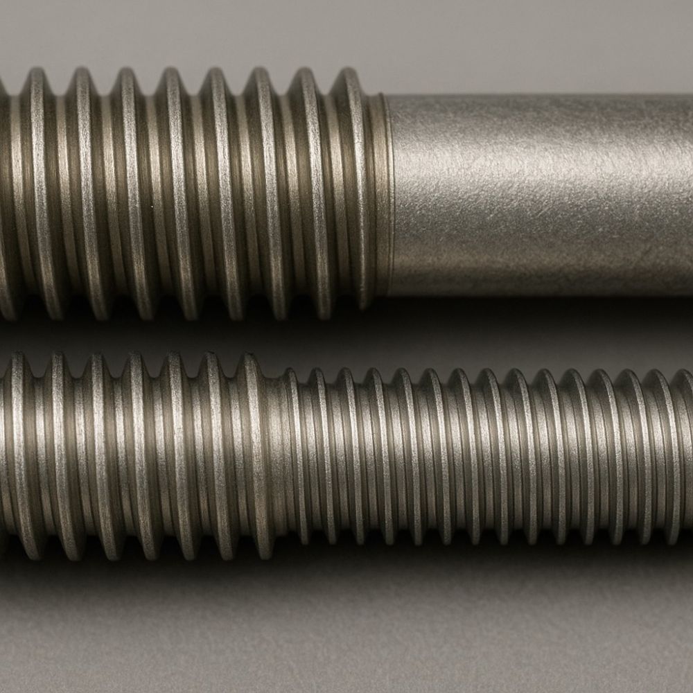 Основные и мелкие шаги резьбы