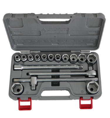 Набор шоферского инструмента №2 П пластиковый футляр 6-гранные головки