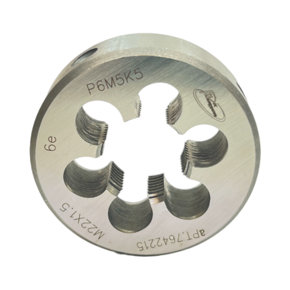 Плашка с КОБАЛЬТОМ М  22,0х1,5 ГОСТ 9740-71 P6M5K5 6е